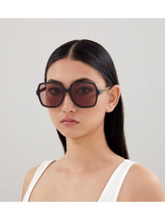 New Gucci GG1189SA 004 rown Square Women Sunglasses main image 8